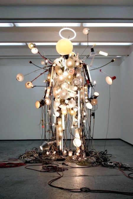 lamp sculpture artist light art kunst modern light lamps design exhibition installation gallery