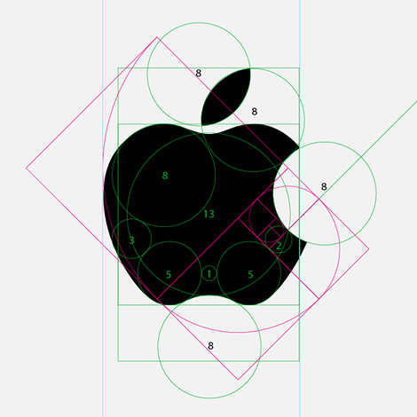 apple logo design graphic how to radius circumference golden ratio art tips guide