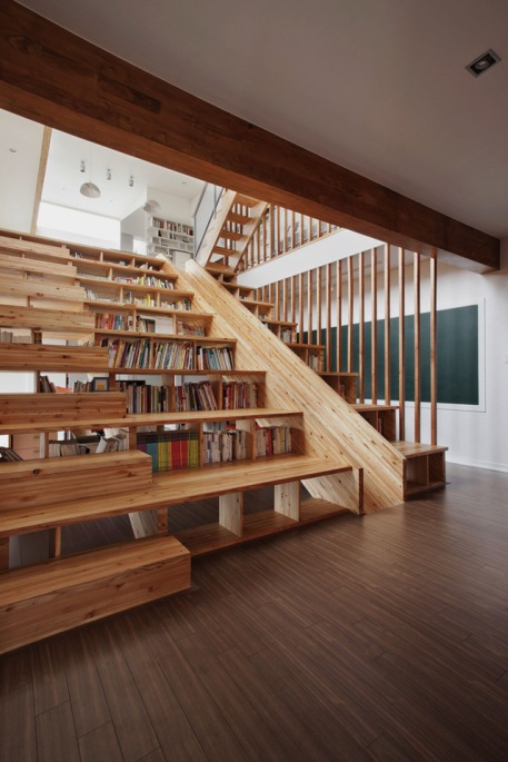 library slide timber books reading architecture house home residential chinese asia panorama house