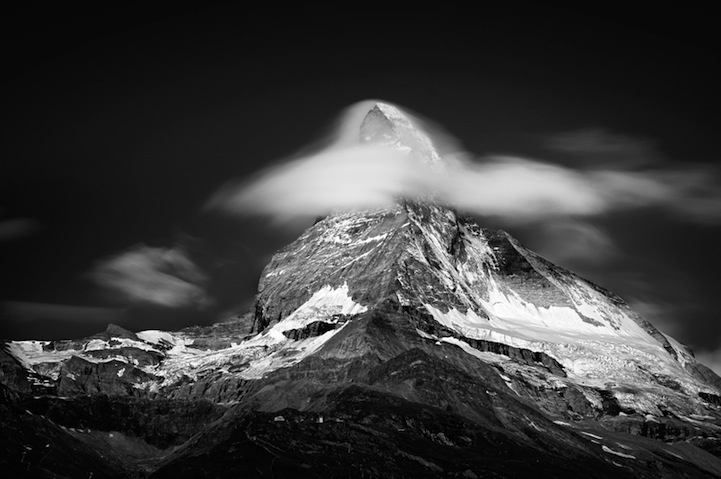Majestic black and white Matterhorn portraits by Nenad Saljic